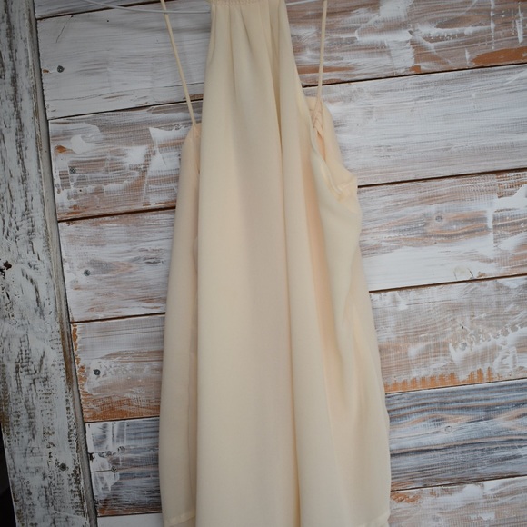 Cream Babydoll Tank - Picture 2 of 3